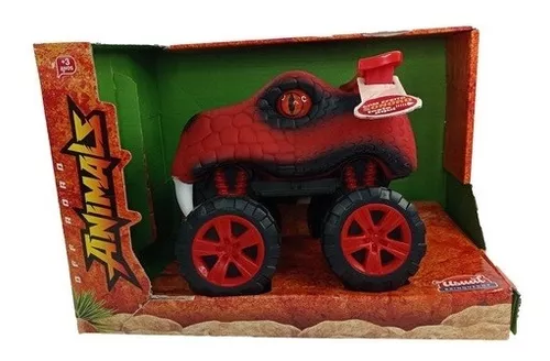 Carro Animals Off Road Tiranossauro Rex - Usual Brinquedos - DiverMais