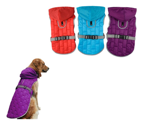 Marben Pets® Chaqueta Reversible Roja Para Mascotas Small