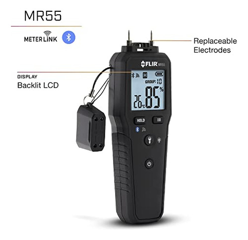Medidor De Humedad Flir Mr55 Con Bluetooth - Comparte Datos