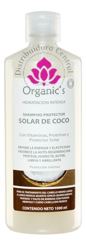 Shampoo Protector Solar De Coco Con Vitaminas 1lt. Florigan