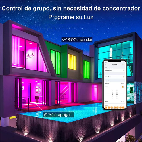 Foco Inteligente Wifi App Alexa Rgbcw Smart Led Bombilla