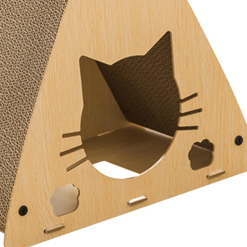 Cartón Cat Houses Rascador Para Gatos Medianos Y Kitty