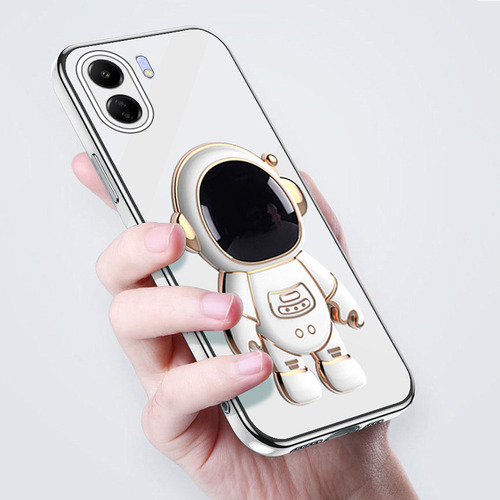 Li Capa Para Redmi 13c Electroplate Silicone Astronauta