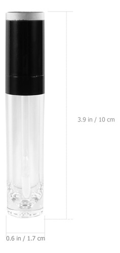 Frascos Úteis De Brilho Labial Bcbc De 8 Ml, 4 Unidades,