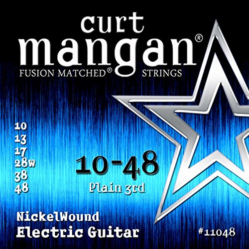 Curt Mangan Fusion Emparejado Niquel Bobinado Cuerda (10 48)