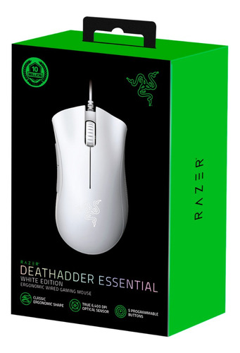 Mouse Razer Deathadder Essential 6400 Dpi-white