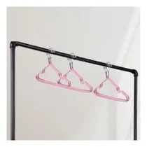 Comprar Pack4 Set De Perchas Util Para Colgar Ropa En Rosado
