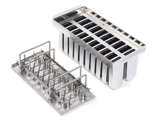 Molde Para Helados De Paleta Acero Inoxidable 20