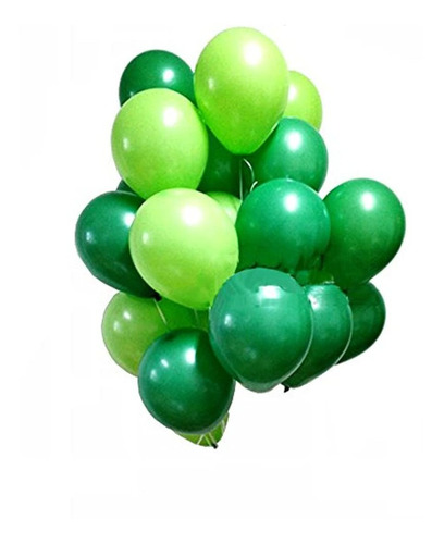 50 Globos Verdes, Globos De 12.0 in,