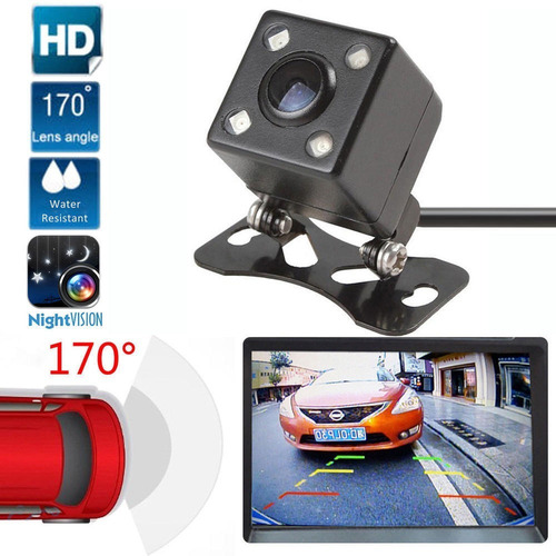Camara Retroceso Auto 4 Leds Vision Nocturna