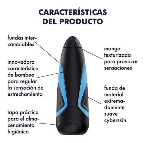 Masturbador Masculino Satisfyer Men Texturado Hombre Premium