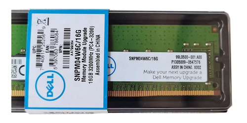 Dell Aa799064 16gb Ddr4 3200mhz 2rx8 Rdimm Snpm04w6c/16g