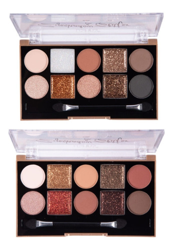 Paleta De Sombras Ushas/pack X 2(20 Tonos)