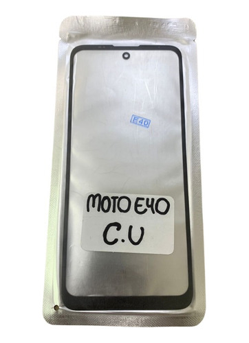 Vidrio Visor Mica Para Motorola Moto E40 Con Oca