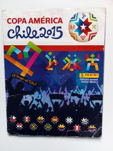 Album Copa America Chile 2015- Panini- Completo. ( Reciclar)