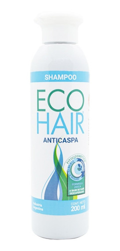 Imagen 4 de 8 de Ecohair Anticaspa Shampoo - Botella - 200 mL - Unidad - 1