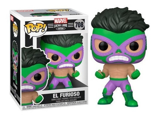 Funko Pop 708 Luchadores - Hulk - El Furioso