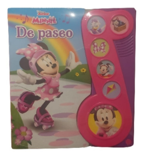 Disney  Minnie De Paseo Libro Interactivo Con Sonido     