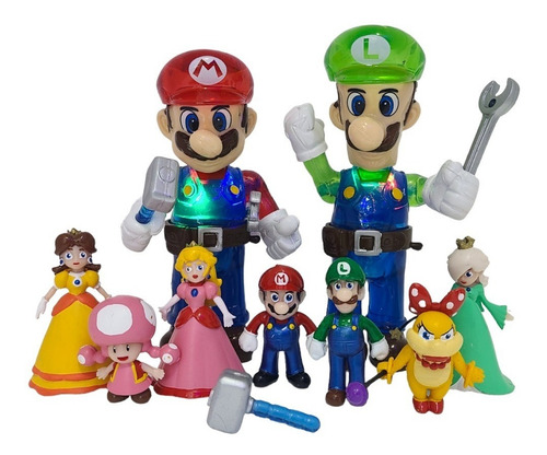 Set Super Mario Bros The Brothers Con Luz Mod 1 Epi