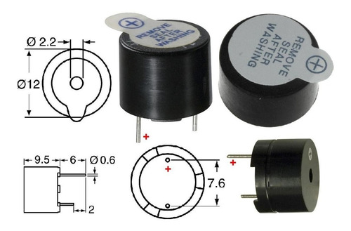 3 X Buzzer 5v Activo Arduino Raspberry Buzer