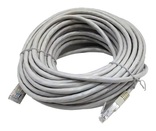 Cable De Red 30 Mts Rj45 Con Fichas Armado Ethernet Utp