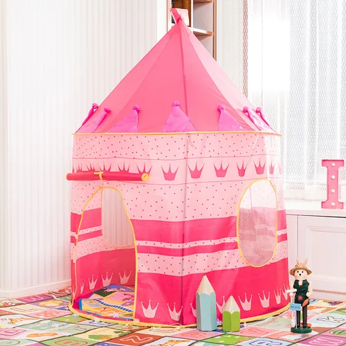 Blue Prince - Large Princess Tent Playhouse For Kids