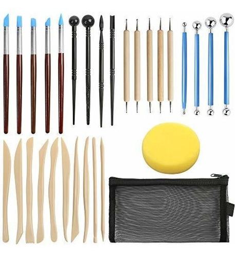 Herramienta Para Cerámica Lotfancy Polymer Clay Tools, 30pc 