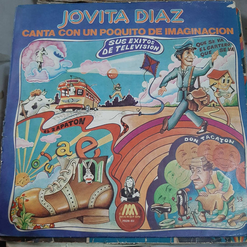 Vinilo Jovita Diaz Canta Con Un Poquito De Imaginacion If1