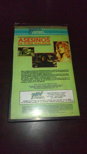 Asesinos De Otra Galaxia En Vhs!!!!! (replica)clowns Terror (Usado)