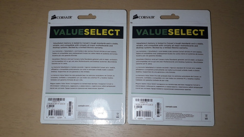 Memorias Ram 8gb Corsair Value Select Cmv8gx3m1a1333c9 (Usado)