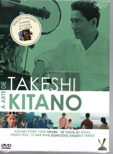 A Arte De Takeshi Kitano - Box Com 2 Dvds - 4 Filmes - Cards