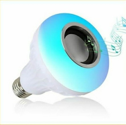 Bombillo Led Bluetooth Music Colores C/control E27 