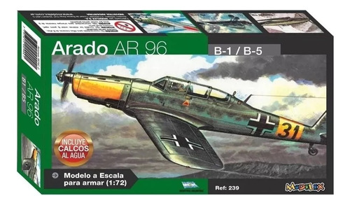 Avión A Escala Arado Ar 96 - Esc 1:72 Modelex 