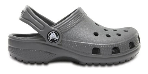 Sandália Crocs Classic Clog Infantil Slate Gray