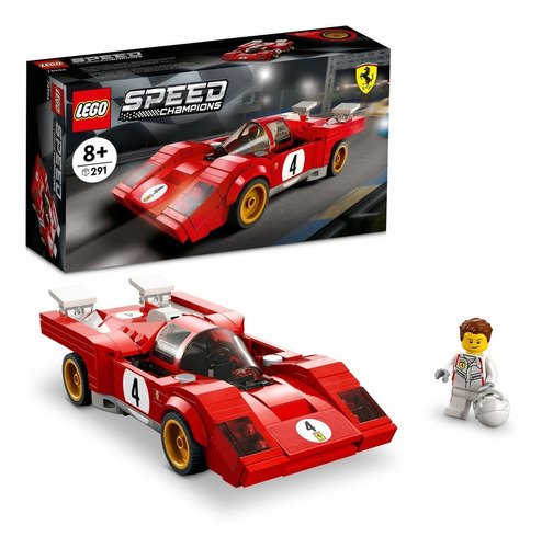 Lego Speed Champions 1970 Ferrari 512 M 76906  Piezas 291