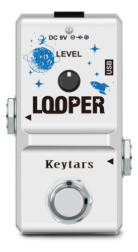 Pedal De Efecto Looper Para Guitarra Eléctrica Keytars