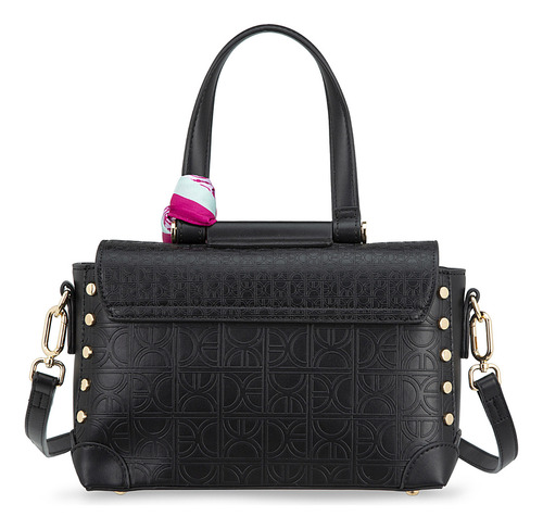 Bolsa Briefcase Cloe Ladasi Mediano Color Negro