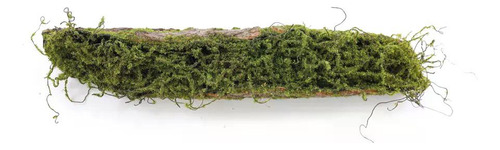 Tronco Decorativo Com Musgo E Madeira Tamanho G