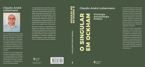 O Singular Em Ockham: Ontologia, Antropologia, Política, De Cláudio André Lotermann. Editorial Editora Vozes, Capa Mole, Edição 1 Em Português, 2024