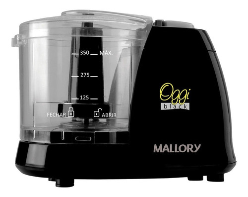 Multiprocessador Mallory Oggi Black 100W preto 127V