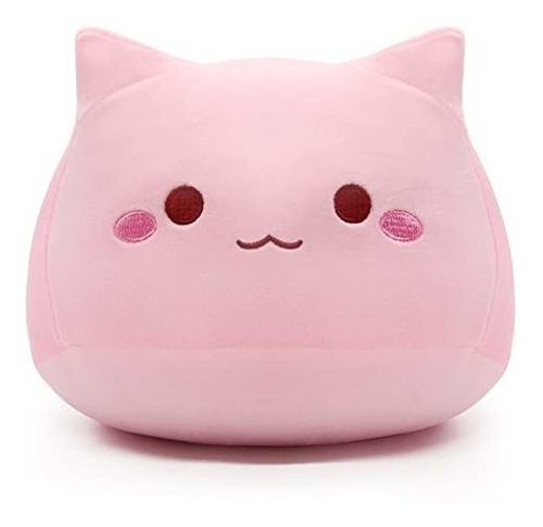 8  Cat Plush Pink Cat Pillow,soft Plush Doll Cat G5h18
