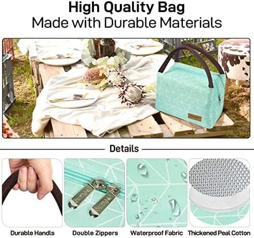 Bolsa Lanchera Buringer Geometry Green
