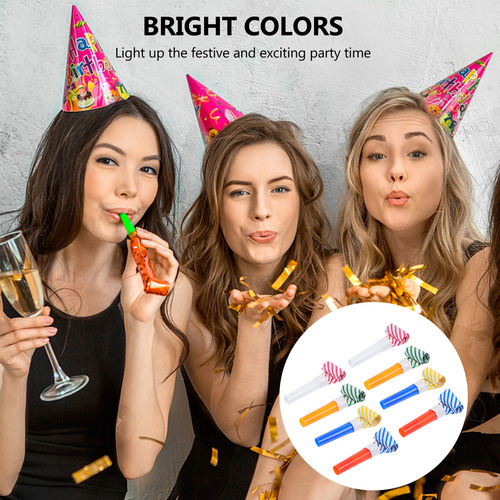 Accesorios De Fiesta De Juguete Con Silbato De Cumpleaños