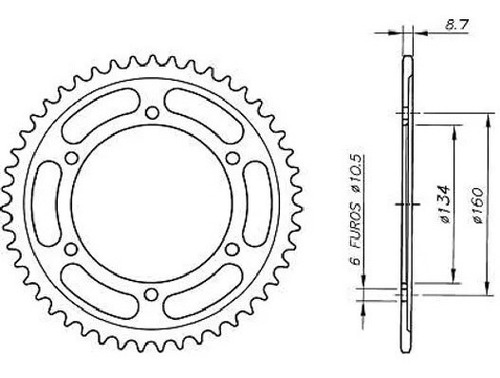 Imagem 2 de 2 de Vaz Coroa Honda Cbr1000rr Ha15.142