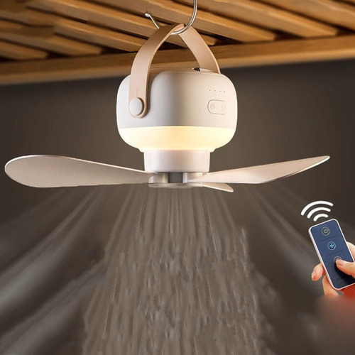 Zh Ventilador De Techo Para Tienda De Campaña, 7200mah