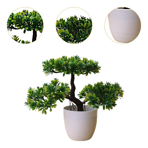 Rvore Bonsai Artificial, Pequenas Plantas Falsas, Árvore Em