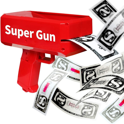 Pistola Supreme Lanza Billetes Cashcannon 20174 / Lhua Store