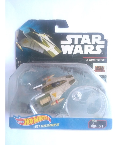 Hotwheels Star Wars A Wing Fighter Starshipss 2016 Con Base