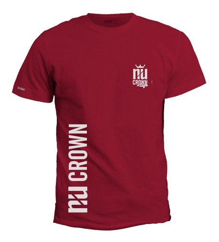 Camiseta Estampada Marca Nu Crown Original Hombre Inp Ecol