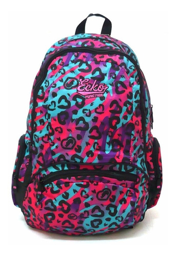 Mochila Ecko Unltd Feminina Original Notebook Costas Color 2